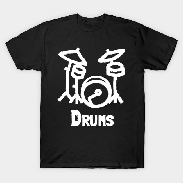 Drums T-Shirt by ZooTees